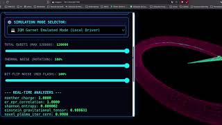 SPHY-IQM Qiskit: Gravito-Quantum Kernel with 120k Qubits (IQM Garnet Emulator - MVP)