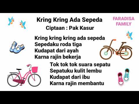 Pencipta lagu kring kring ada sepeda