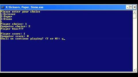 Rock paper scissors C++