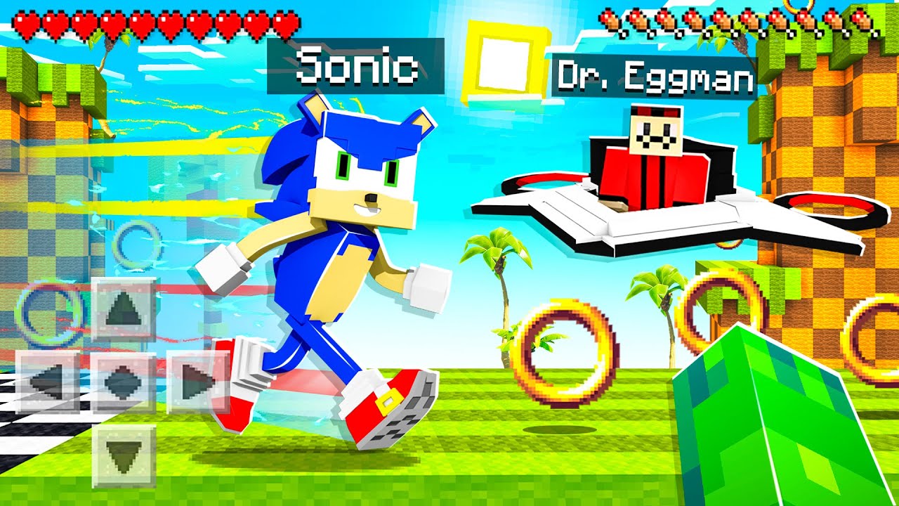 SONIC THE HEDGEHOG JOINED MY MINECRAFT WORLD! (Sonic Mod) - YouTube