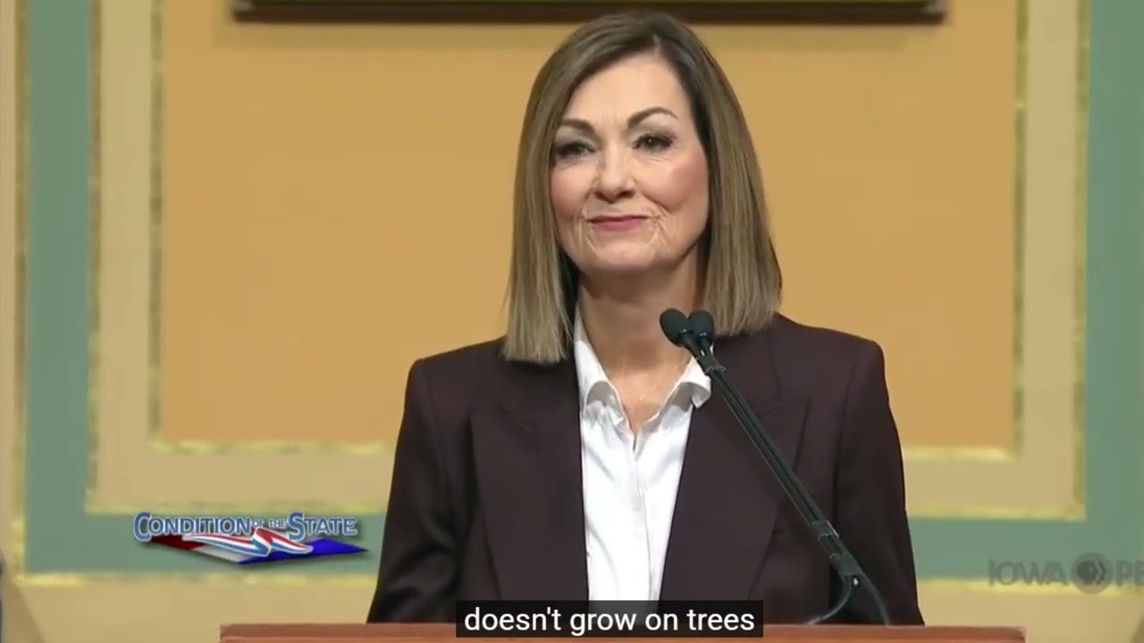 Gov. Kim Reynolds calls for Iowa property tax cuts during 2026 'State of the Condition' address