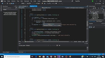 C# ile Görsel Programlama Final Ödevi