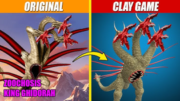 Making Zoochosis King Ghidorah with Clay Game | SPORE