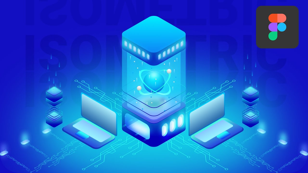 Sci Fi Futuristic Isometric Illustration Tutorial in Figma. Arttutor