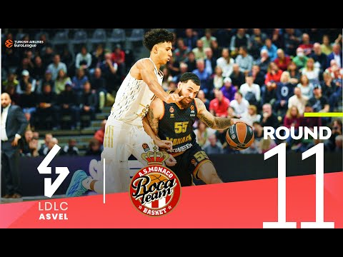 Monaco triumphs in French derby! | Round 11, Highlights | Turkish Airlines EuroLeague