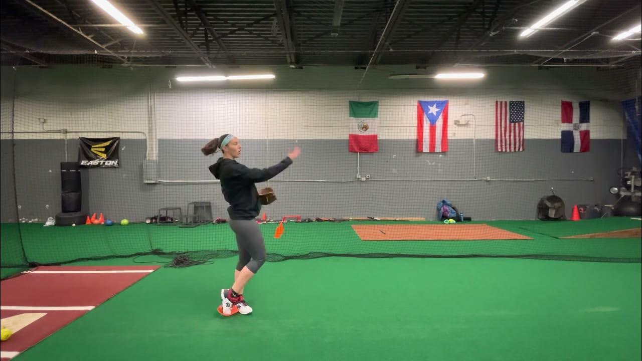 FastPitch softball drill of the week 12 cone/bag drag YouTube