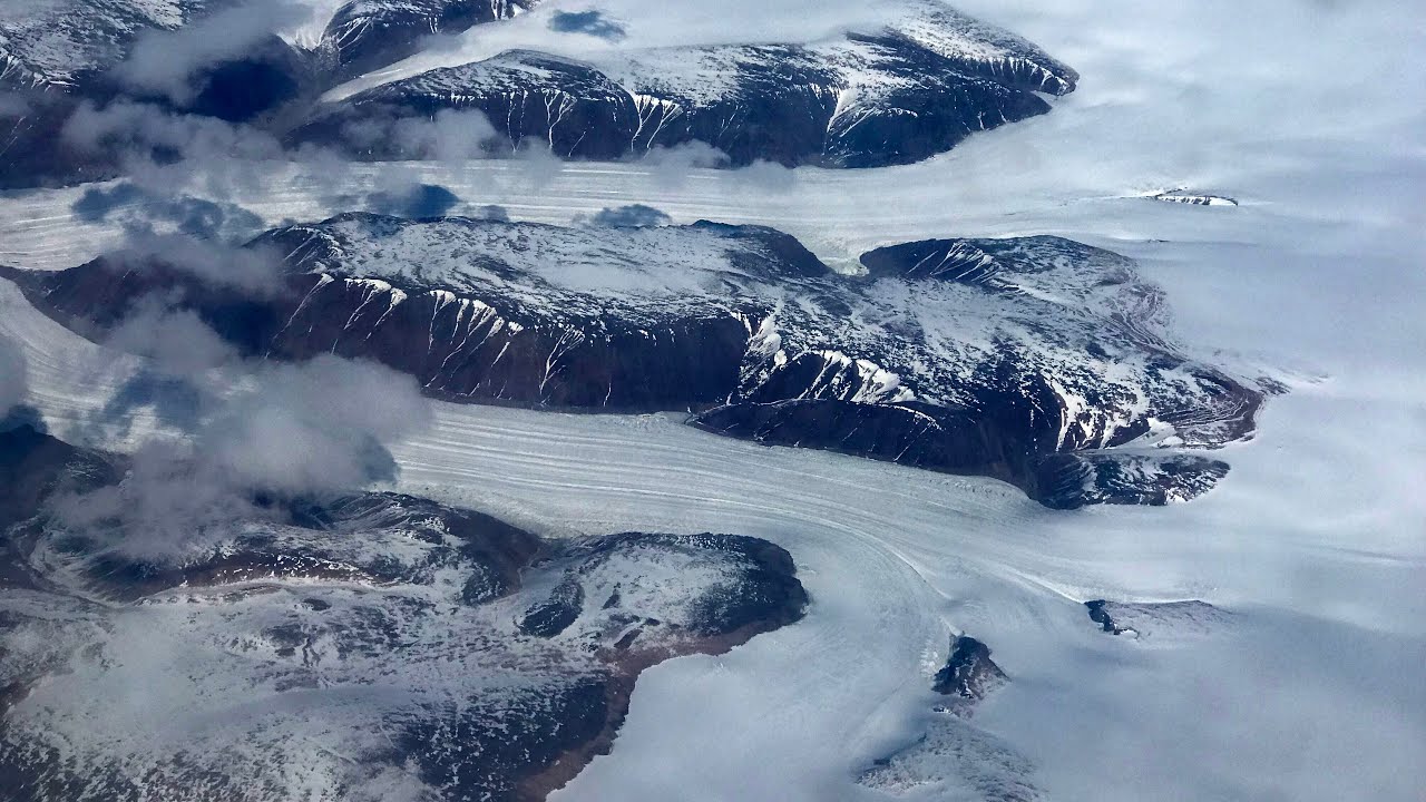 Fly Over Baffin Island To Pond Inlet Nunavut YouTube