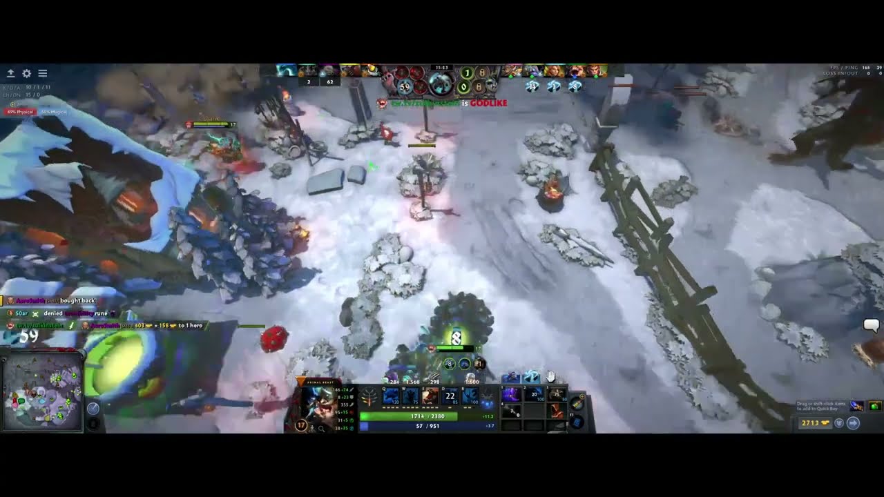 DIRETIDE 2022 Primal Beast Godlike and rock throw from downtown. Kobe!  RTX 4090 i9 13900k