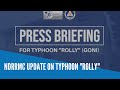 NDRRMC Update on Typhoon "Rolly"