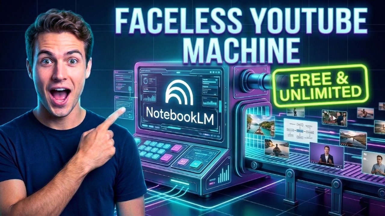 Face Less Machines NotebookLM: Build a Faceless YouTube Machine (FREE & Unlimited) - YouTube