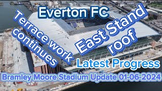 Everton FC New Stadium at Bramley Moore Dock Update 01062024