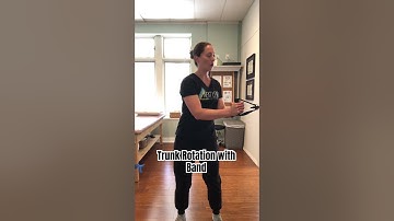 Trunk rotation with band
