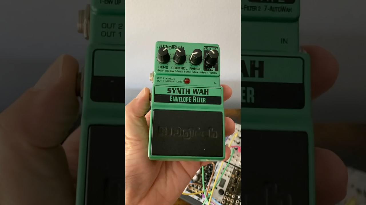 Digitech Synth Wah on Drum Machine. #pedalsandeffects