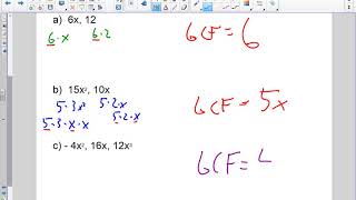 7.2 Common Factoring