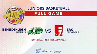 NCAA Season 99 | Benilde-LSGH vs EAC (Juniors Basketball) | Full Game