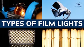 Types of Film Lights - Tungsten, HMI, Fluorescent & LED Lights Explained | Film Lighting Techniques