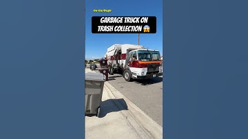 Garbage Collection with Trash Truck 😲 #gogarbage #garbagetruck #trash
