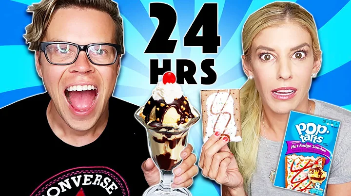 We Only Ate Pop Tarts Vs. Real Food for a day!  (2...