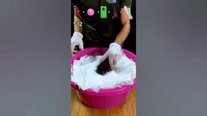 Try to Guess How Many Tissues Paper It Took! what happens next ? #experiment #satisfying #asmr