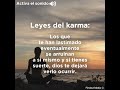 Leyes del karma