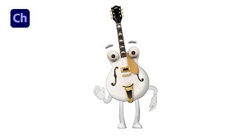Gary the Guitar Talks Adobe Character Animator Starter Mode and Music Video