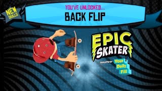 Epic Skater Gameplay ( #5 ) | Learning Backflip for Special trick! screenshot 3