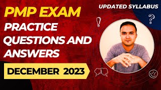 PMP Exam Questions 2023 (December) and Answers Practice Session | PMP Exam Prep | PMPwithRay