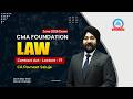 CMA Foundation | June 26 | Law | Contract Act - Lecture 17 | By CA Pavneet Saluja | Agarwal Classes