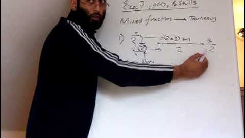 Mixed Fractions To Top Heavy Fractions