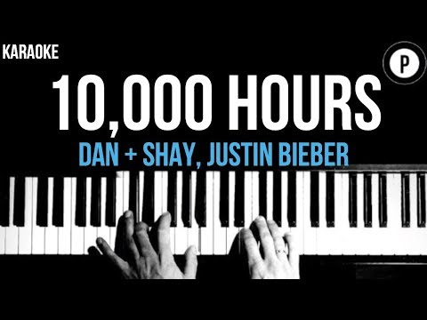 dan-+-shay-&-justin-bieber---10000-hours-karaoke-slower-acoustic-piano-instrumental-cover-lyrics