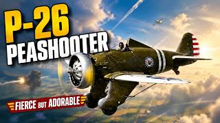 America's First Monoplane Fighter (Was Adorable) | Boeing P-26 Peashooter | Aviation in the Dark