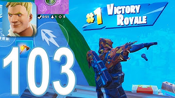 Fortnite Chapter 1 Mobile - Gameplay Walkthrough Part 103 - Solo Win (iOS, Android)