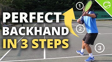 Hit The Perfect One Handed Backhand in Tennis (3 Steps)