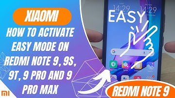How to activate easy mode on Redmi Note 9, 9S, 9T, 9 Pro and 9 Pro Max