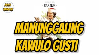Story Wa Cak Nun - Manunggaling Kawulo Lan Gusti