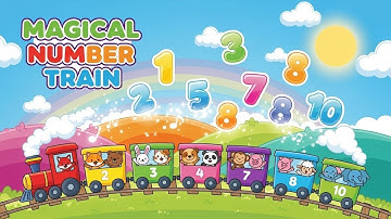 The Magical Number Train Adventure | Fun Counting Song for Kids | Animagic Studio
