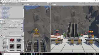 Virtual Reality Subway in a Cave // Unity 3d //TimeLapse 007 by  theNiente