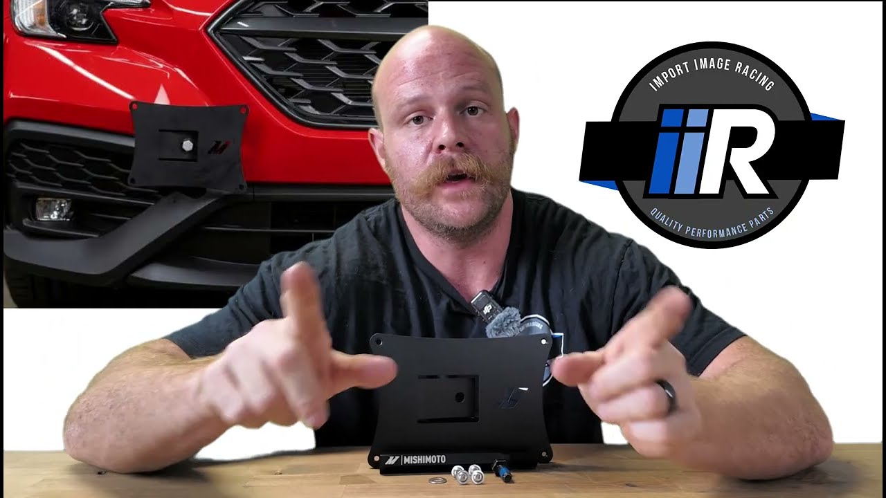 Mishimoto License Plate Relocation Kit Subaru WRX 2022-2026 | No Drill | MMLP-WRX-22