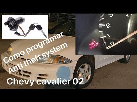 PROGRAMACIÓN DE ANTI THEFT SYSTEM | SISTEMA ANTIBLOQUEO CHEVY CAVALIER 02