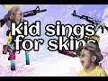 Amazing Kid Sings on CSGO, Funny people sings for skins| CSGO ft. KernHub