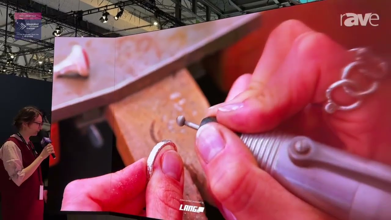 ISE 2026: LANG AG Shows Off WINGSTER 4K LED Display