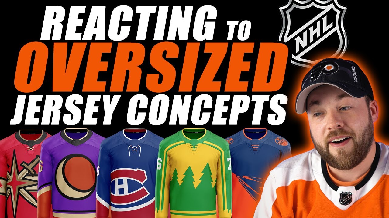 Reacting to 128 NHL Hockey Jersey Concepts! 