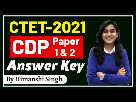 CTET-2021 | CDP Paper (1+2) Answer Key Analysis | Let's LEARN