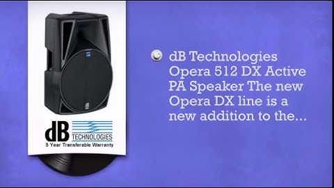 db Technologies Opera 512DX - DJkit.com