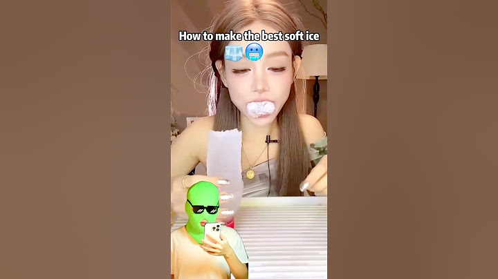 How to make the best soft ice🥶