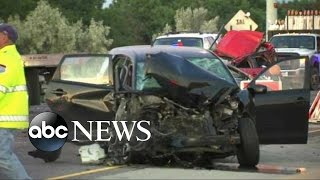 Truck Driver Falls Asleep at the Wheel  and Plows Into Nearly a Dozen Cars Outside of Chicago