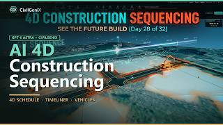 AI Builds a 4D Construction Schedule in Minutes | CivilGeniX + GPT-6 Astra