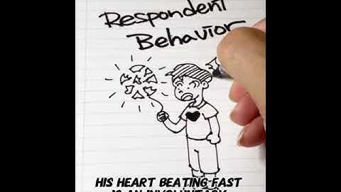 ABA Terminology: What is respondent behavior? (Classical conditioning)