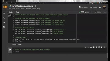 Fama MacBeth regression 03