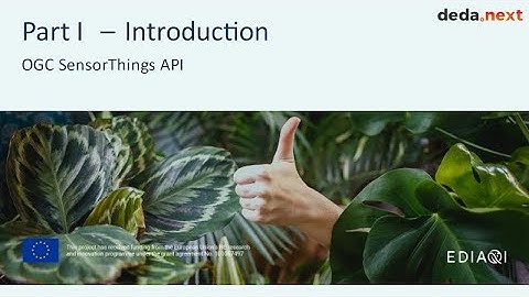 1st Training Session: SensorThings API standard and open source server solution FROST (Part 1)